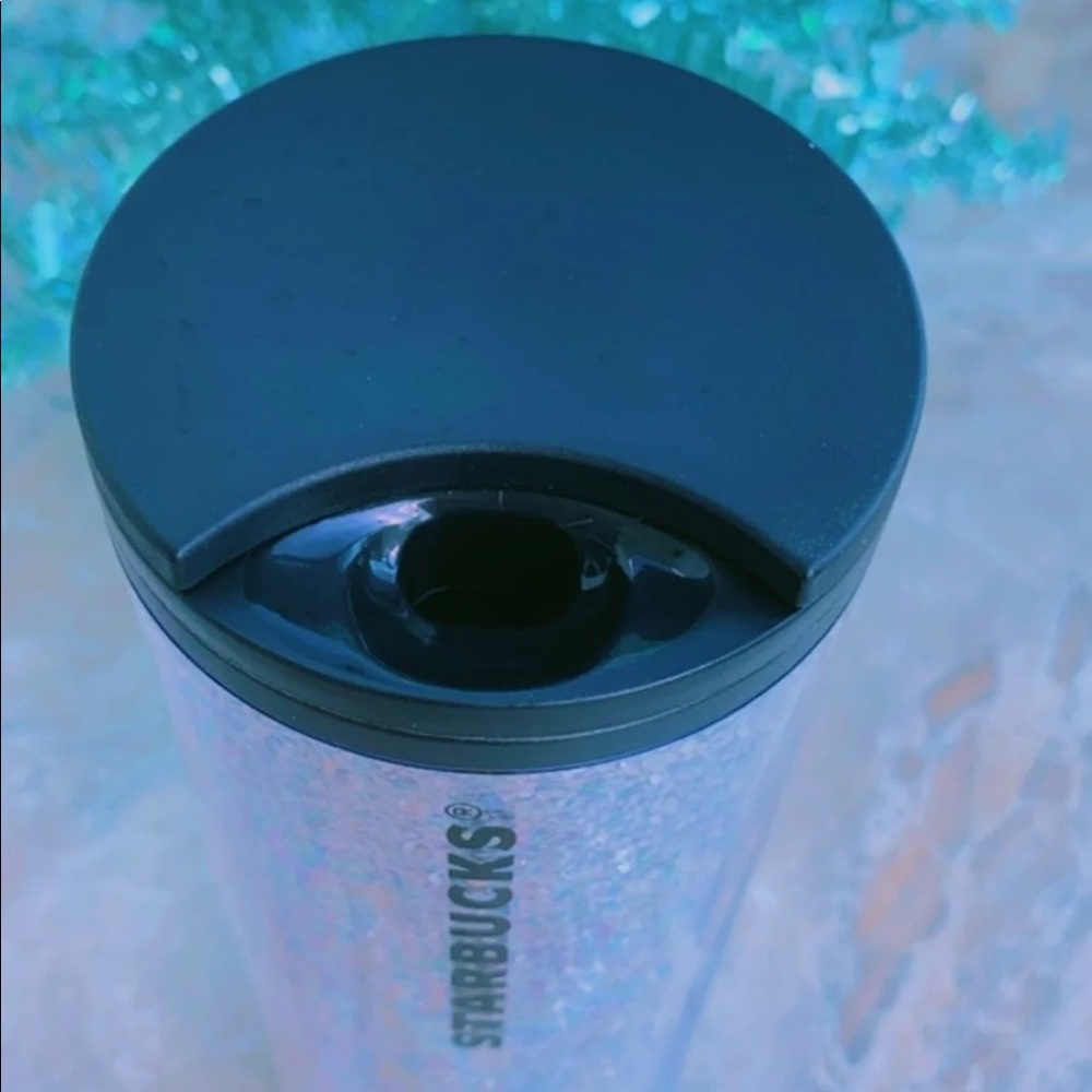 Starbucks 2019 Holiday Silver Glitter 16oz Tumbler Christmas Cup - Picture 8 of 8